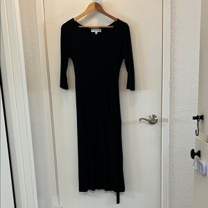 Uniqlo Inès de La Fressange - Paris - Black Long Dress, Size M